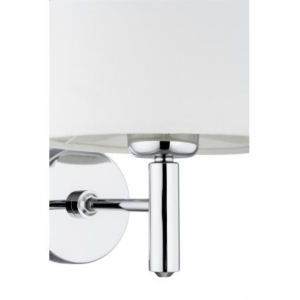 Brilagi - Wandleuchte MONTE 1xE27/15W/230V cremefarben/hochglanzchrom