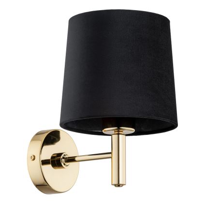 Brilagi - Wandleuchte MONTE 1xE27/15W/230V schwarz/gold