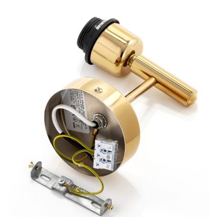 Brilagi - Wandleuchte MONTE 1xE27/15W/230V schwarz/gold