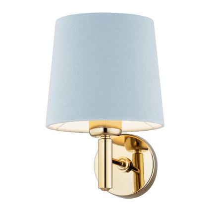 Brilagi - Wandleuchte MONTE 1xE27/60W/230V blau/gold