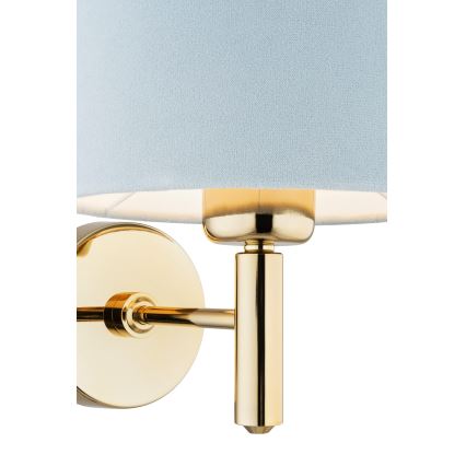 Brilagi - Wandleuchte MONTE 1xE27/60W/230V blau/gold