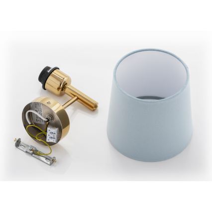 Brilagi - Wandleuchte MONTE 1xE27/60W/230V blau/gold