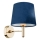 Brilagi - Wandleuchte MONTE 1xE27/60W/230V blau/gold