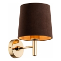 Brilagi - Wandleuchte MONTE 1xE27/60W/230V braun/gold
