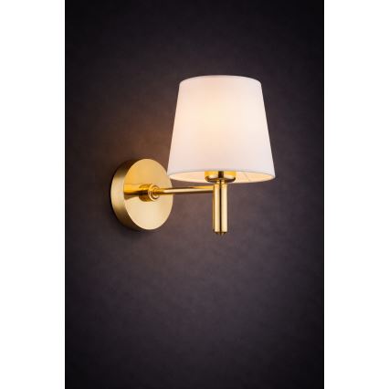 Brilagi - Wandleuchte MONTE 1xE27/60W/230V creme/gold