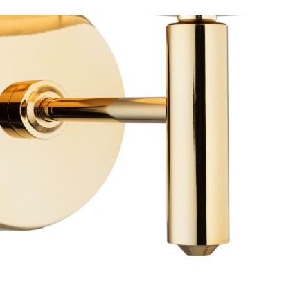 Brilagi - Wandleuchte MONTE 1xE27/60W/230V schwarz/gold