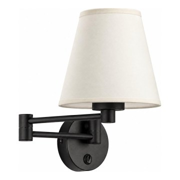 BRILAGI - Wandleuchte NUBILA 1xE27/15W/230V creme/schwarz