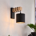 BRILAGI - Wandleuchte NUBILA 1xE27/60W/230V braun/schwarz