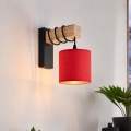 BRILAGI - Wandleuchte NUBILA 1xE27/60W/230V braun/schwarz/rot