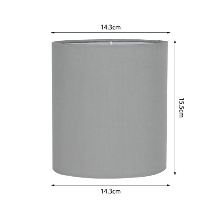 Brilagi - Wandleuchte NUBILA WOOD 1xE27/25W/230V Eiche/Schwarz/Hellgrau