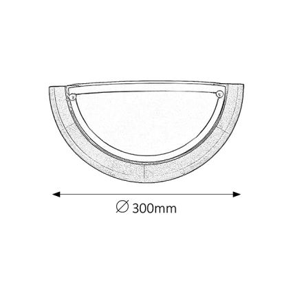 Brilagi - Wandleuchte ORBIS 1x E27/60W/230V 30 cm Kiefer