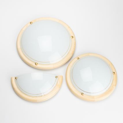 Brilagi - Wandleuchte ORBIS 1x E27/60W/230V 30 cm Kiefer