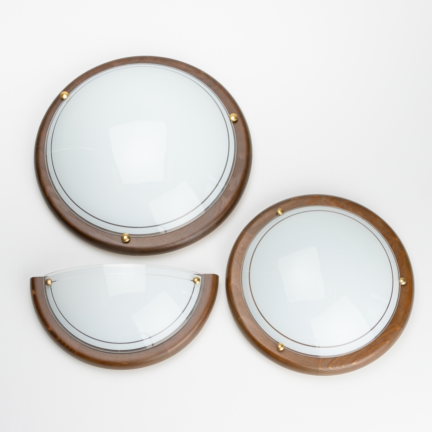 Brilagi - Wandleuchte ORBIS 1xE27/60W/230V 30 cm Kiefer