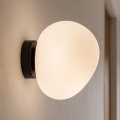 BRILAGI - Wandleuchte PEBBLES 1xE27/40W/230V Ø 20 cm schwarz