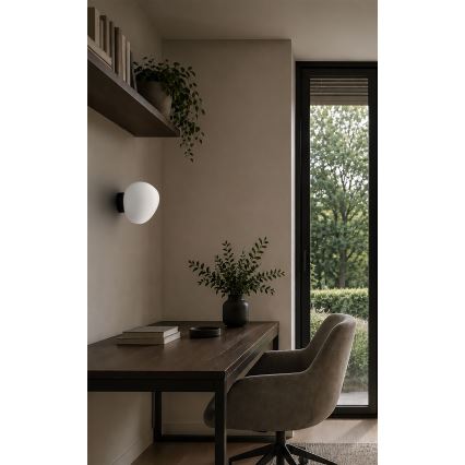 BRILAGI - Wandleuchte PEBBLES 1xE27/40W/230V Ø 20 cm schwarz