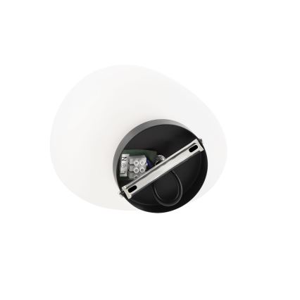 BRILAGI - Wandleuchte PEBBLES 1xE27/40W/230V Ø 20 cm schwarz