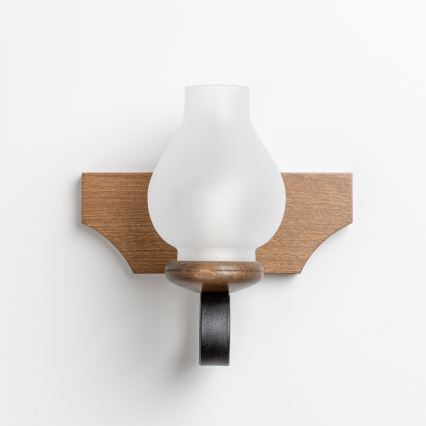 Brilagi - Wandleuchte QUEEN 1xE14/40W/230V Buche/Walnuss