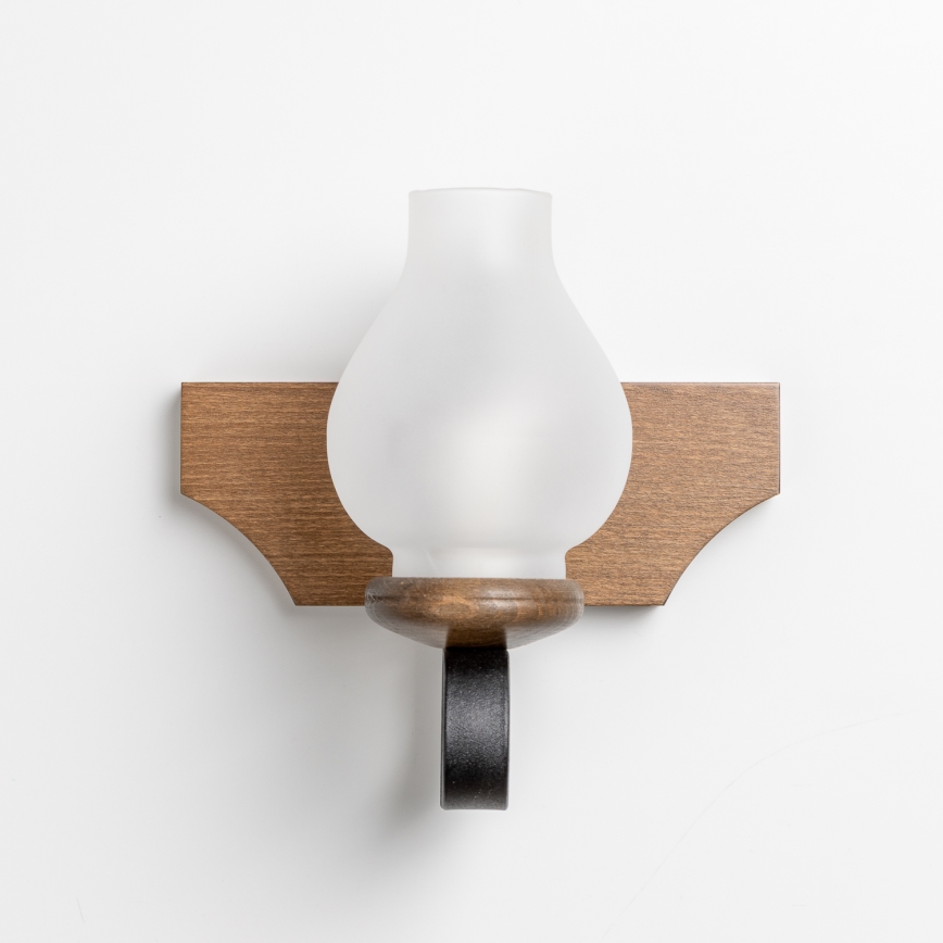 Brilagi - Wandleuchte QUEEN 1xE14/40W/230V Buche/Walnuss