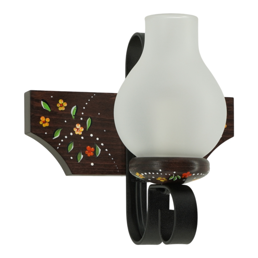 Brilagi - Wandleuchte QUEEN 1xE14/40W/230V Buche/Wenge