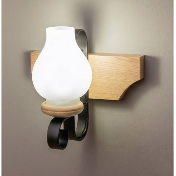 Brilagi - Wandleuchte QUEEN 1xE14/40W/230V Eiche