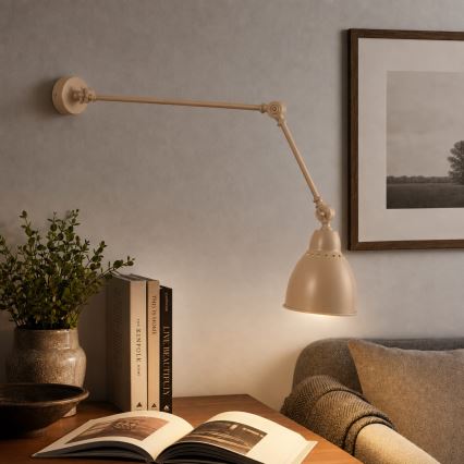 BRILAGI - Wandleuchte QUILL 1xE27/40W/230V 83 cm beige