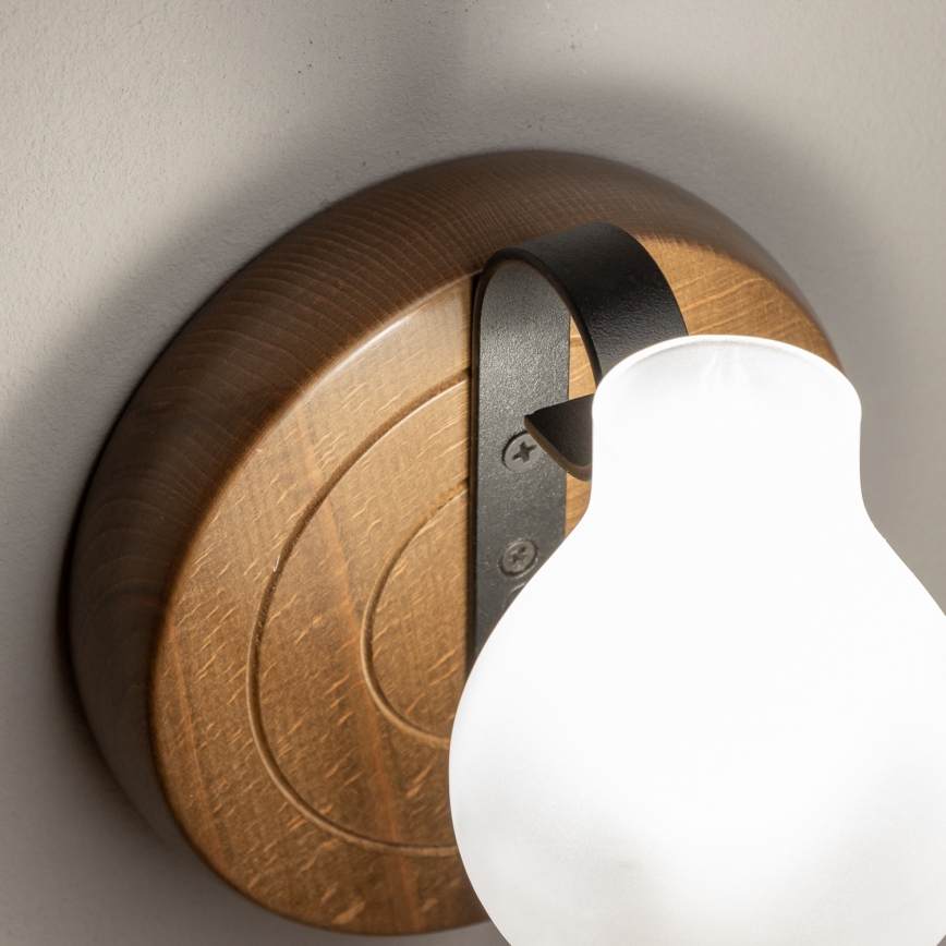 Brilagi - Wandleuchte ROATA APLICA 1xE14/40W/230V Buche/Walnuss