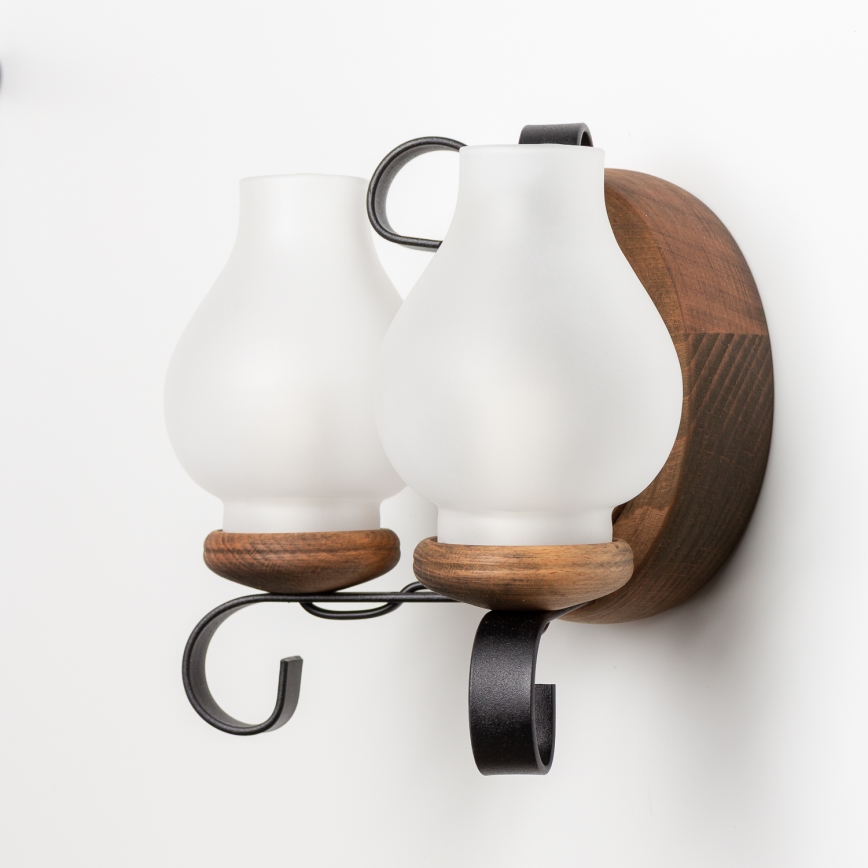 Brilagi - Wandleuchte ROATA APLICA 2xE14/40W/230V Buche