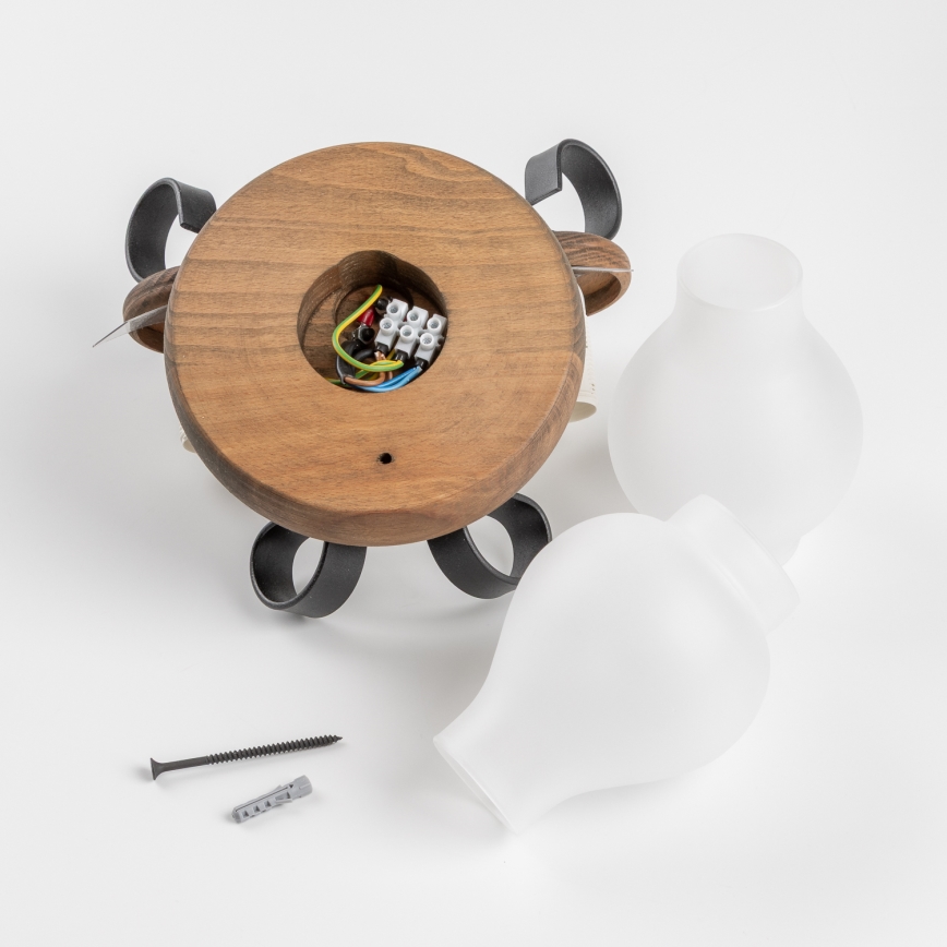 Brilagi - Wandleuchte ROATA APLICA 2xE14/40W/230V Buche