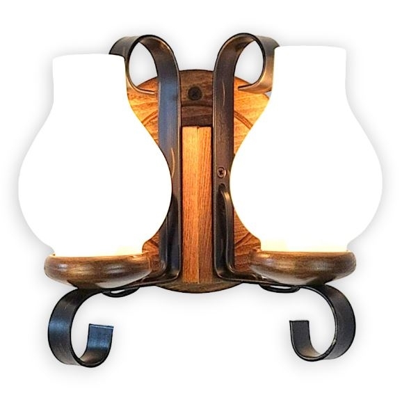 Brilagi - Wandleuchte ROATA APLICA 2xE14/40W/230V Buche/Walnuss