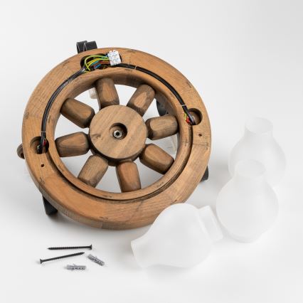 Brilagi - Wandleuchte ROATA APLICA 3xE14/40W/230V Buche