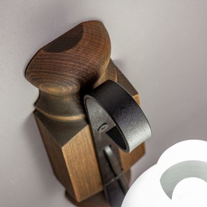 Brilagi - Wandleuchte RUSTIC 1xE14/40W/230V Buche