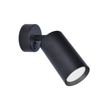 BRILAGI - Wandstrahler SELE mit Schalter, 1xGU10/30W/230V, schwarz