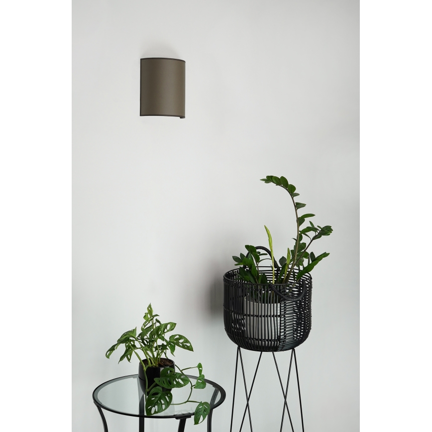 Brilagi - Wandleuchte SEMI 1xE27/15W/230V braun
