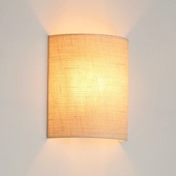 Brilagi - Wandleuchte SEMI 1xE27/15W/230V d 20 cm cremefarben
