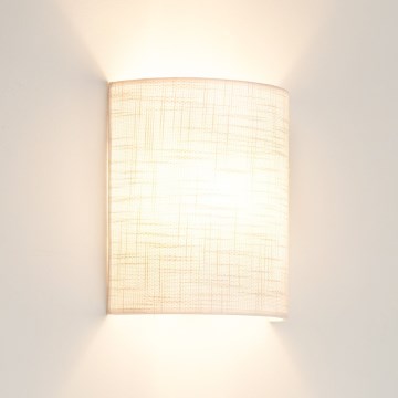 Brilagi - Wandleuchte SEMI 1xE27/15W/230V d 20 cm hellgrau