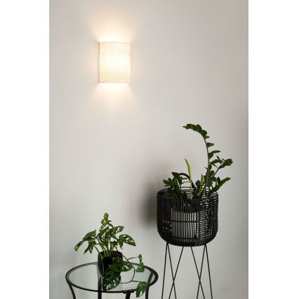 Brilagi - Wandleuchte SEMI 1xE27/15W/230V d 20 cm hellgrau