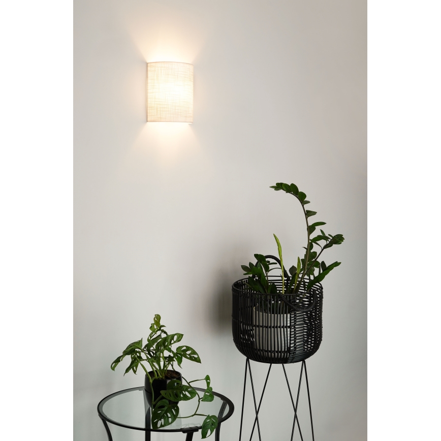 Brilagi - Wandleuchte SEMI 1xE27/15W/230V d 20 cm hellgrau