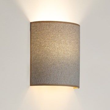 Brilagi - Wandleuchte SEMI 1xE27/15W/230V d 20 cm hellgrau