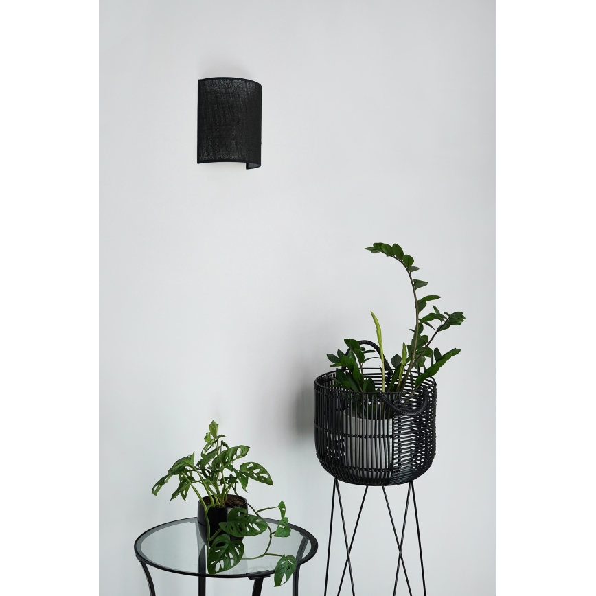 Brilagi - Wandleuchte SEMI 1xE27/15W/230V schwarz