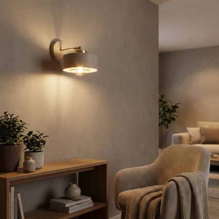 Brilagi - Wandleuchte SPRING 1xE27/60W/230V beige/gold