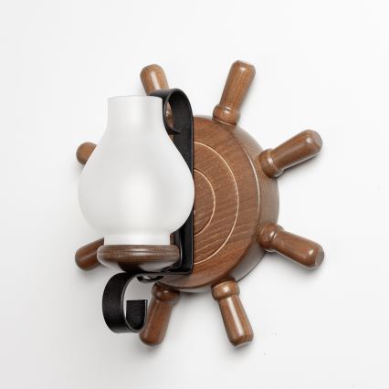 Brilagi - Wandleuchte TIMONA 1xE14/40W/230V Buche/Walnuss