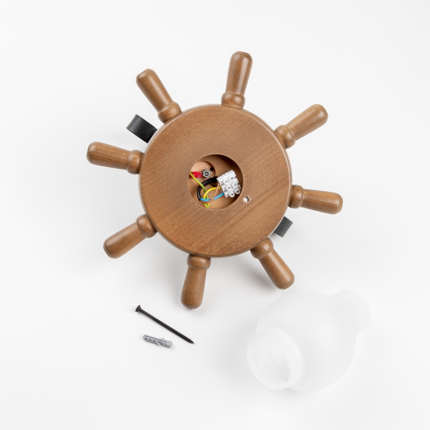 Brilagi - Wandleuchte TIMONA 1xE14/40W/230V Buche/Walnuss