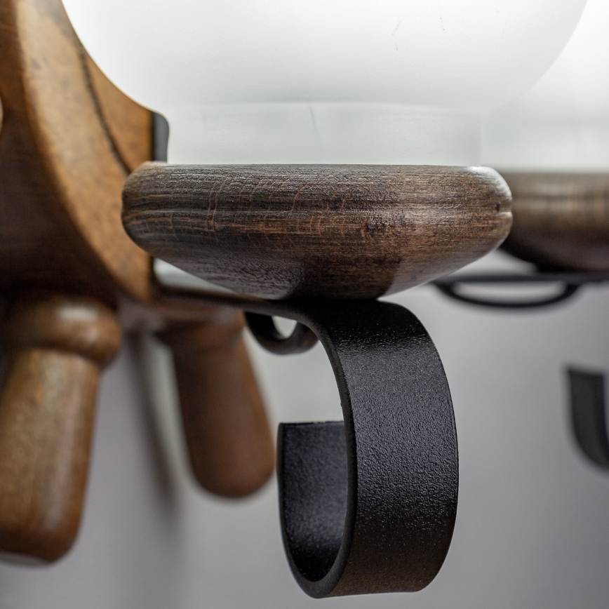 Brilagi - Wandleuchte TIMONA 2xE14/40W/230V Buche/Walnuss