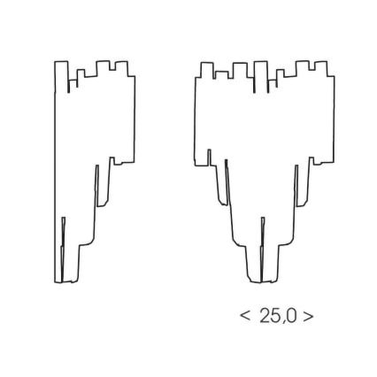 BRILAGI - Wandleuchte VERVE 2xE14/40W/230V schwarz