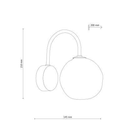 Brilagi - Wandleuchte VULCANO 1xG9/8W/230V beige/rauchfarbenes Beige