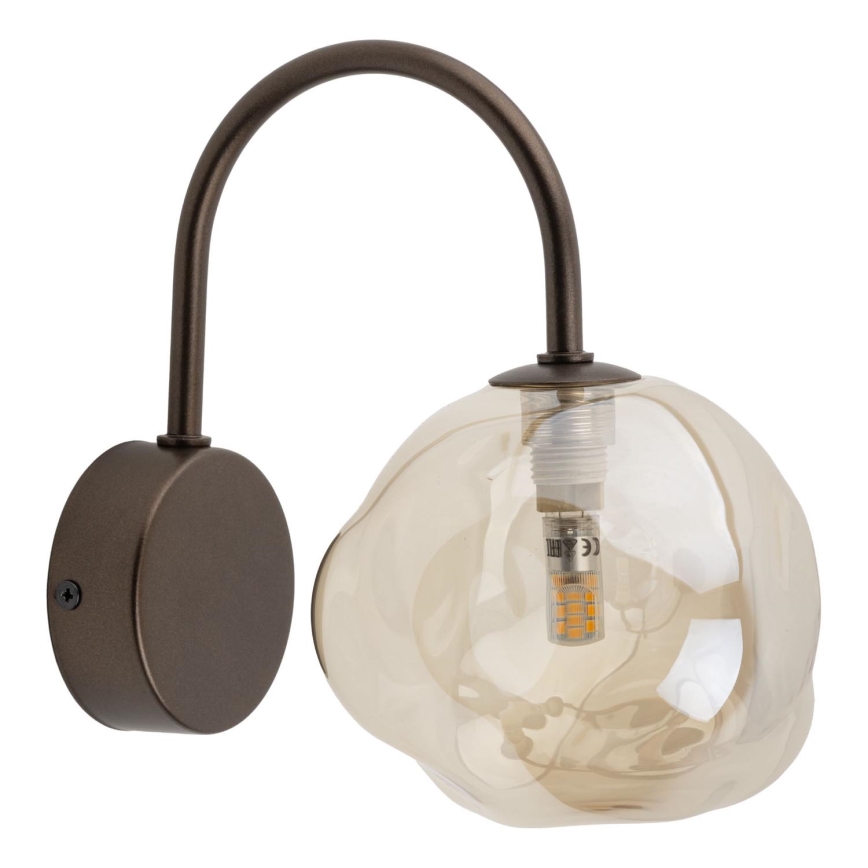Brilagi - Wandleuchte VULCANO 1xG9/8W/230V Bronze/rauchbeige