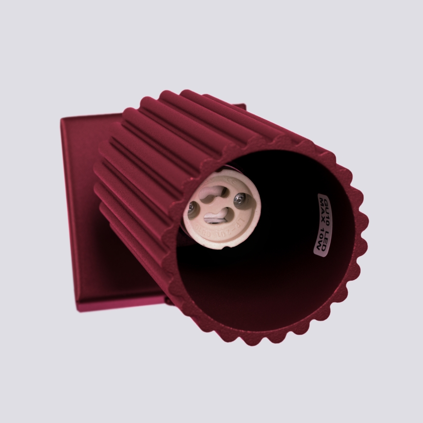Brilagi - Wandspot CRESTO 1xGU10/10W/230V Burgunderrot