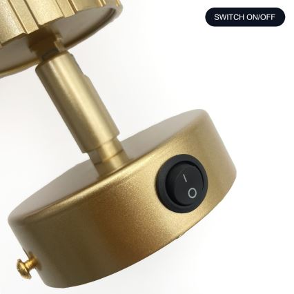 Brilagi - Wandspot CRISPINA 1xGU10/10W/230V, goldfarben