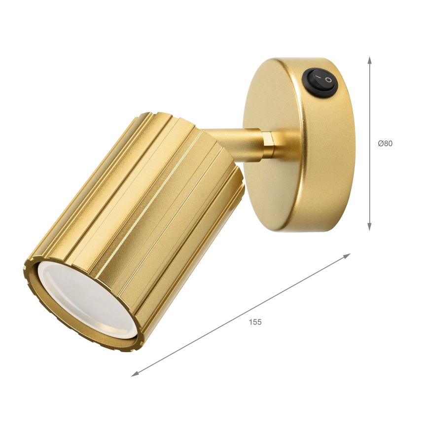 Brilagi - Wandspot CRISPINA 1xGU10/10W/230V, goldfarben