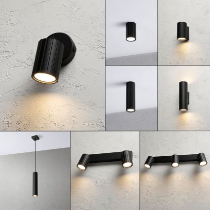 Brilagi - Wandspot CRISPINA 1xGU10/10W/230V schwarz